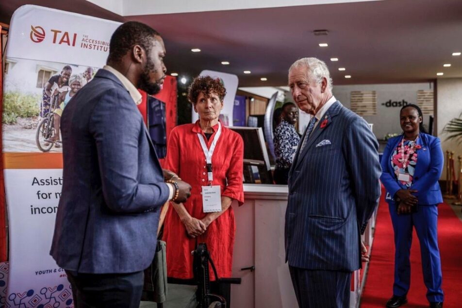 An Image of the TAI team meeting with King Charles