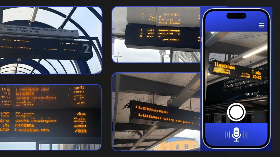 An image of the Solora app working
