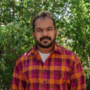 Bala smiling into the camera
