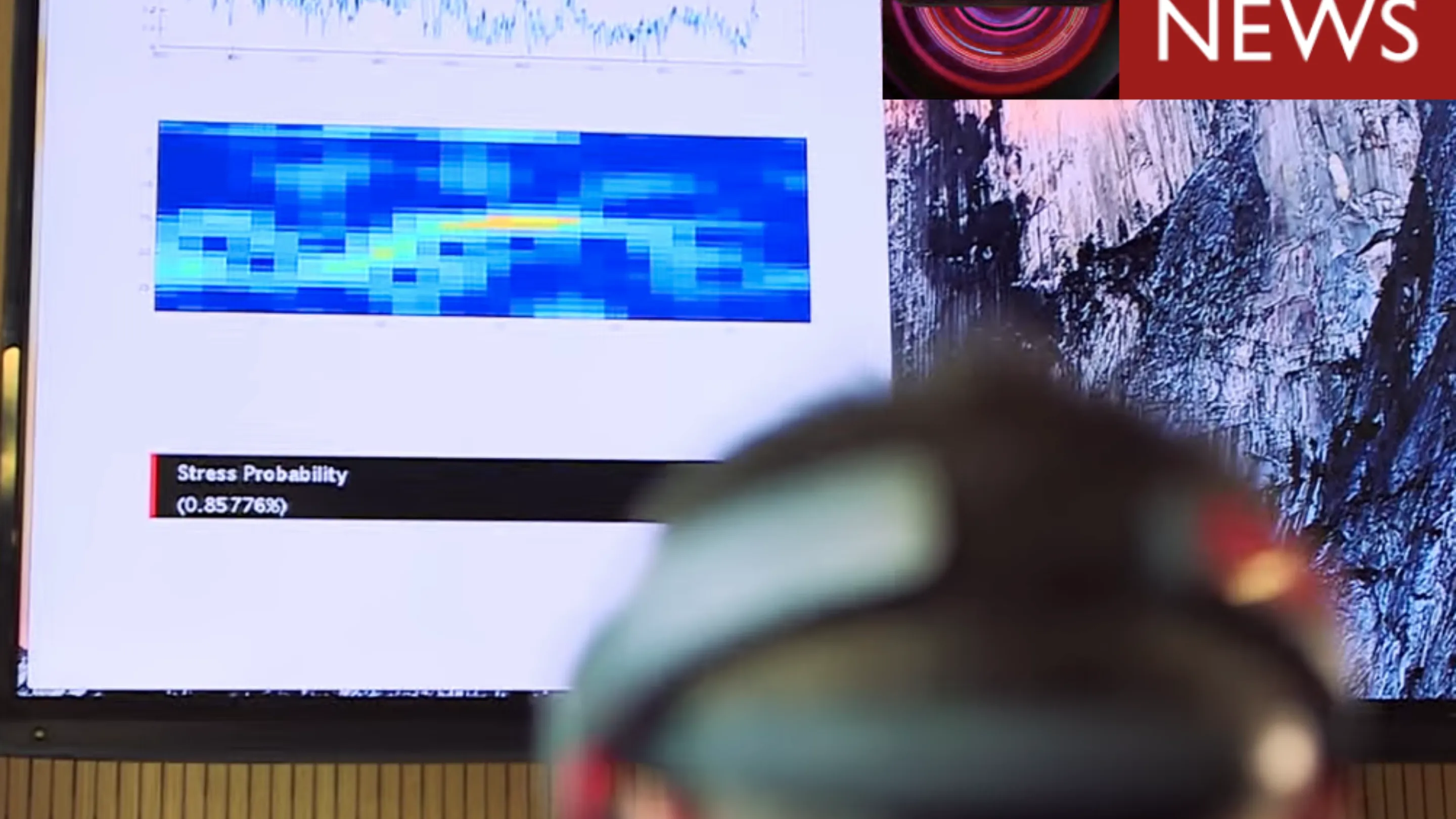 An image of mental stress monitoring.