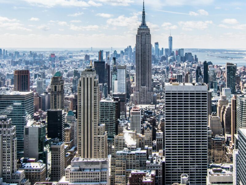 New York skyline in the daytime