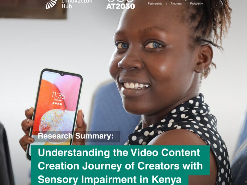 Understanding the Video Content Creation Journey of Creators with Sensory Impairment in Kenya