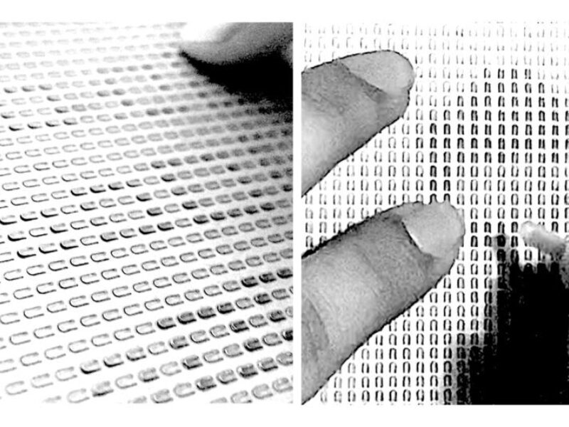 Reading squares of various sizes and drawing freehand Tactile Shapes using Toodleoo