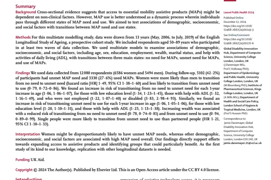 screenshot of article's first page